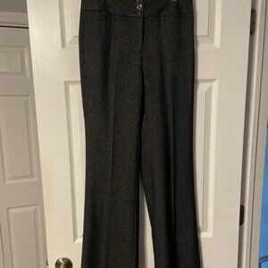 WHBM Black and Gray Checkered Trouser Pants Size 2